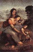The Virgin and Child with St Anne LEONARDO da Vinci